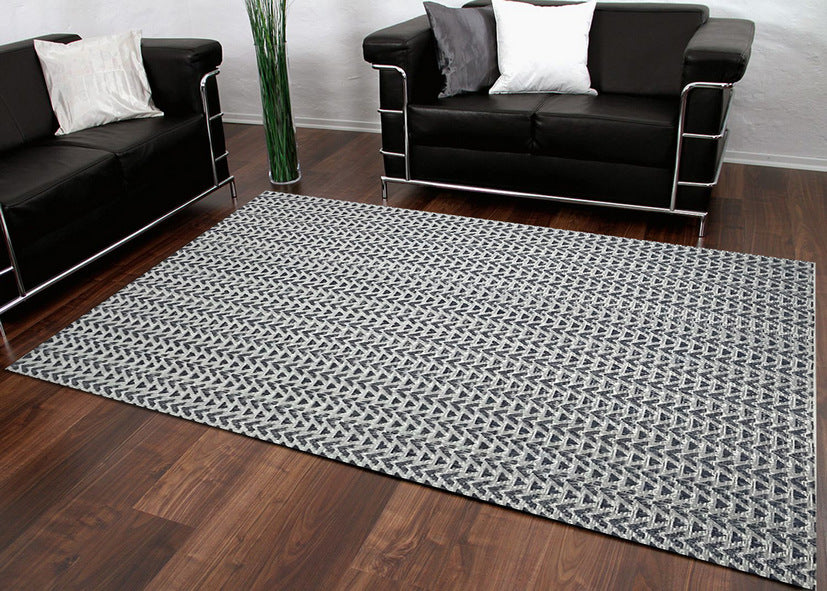 Thảm Lông Ngắn - LE_SISAL_JAKAR_WHITEBLUE_240X330
