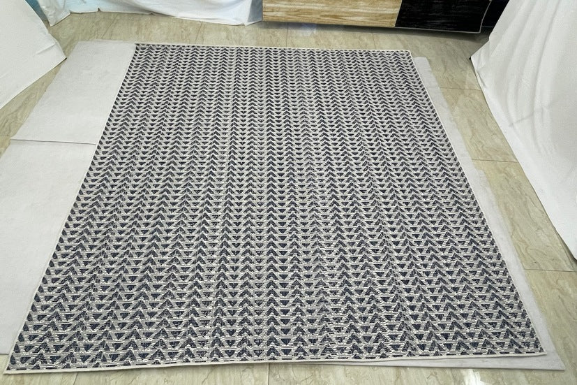 Thảm Lông Ngắn - LE_SISAL_JAKAR_WHITEBLUE_240X330