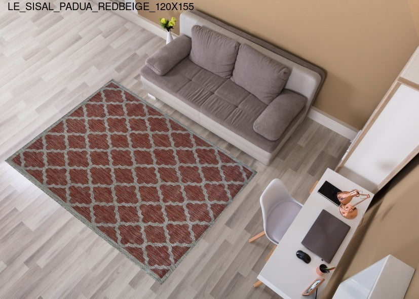 Thảm Sợi Ngắn - LE_SISAL_PADUA_REDBE_120X155