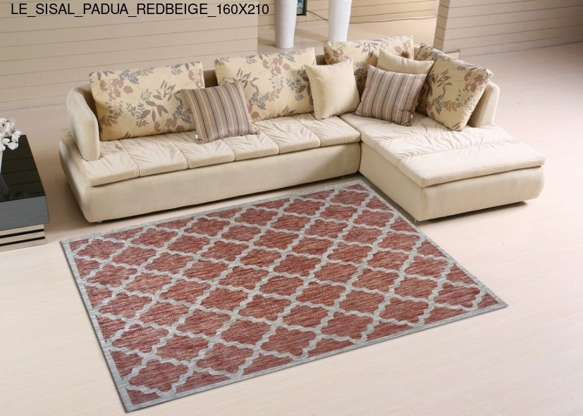 Thảm Sợi Ngắn - LE_SISAL_PADUA_REDBE_160X210