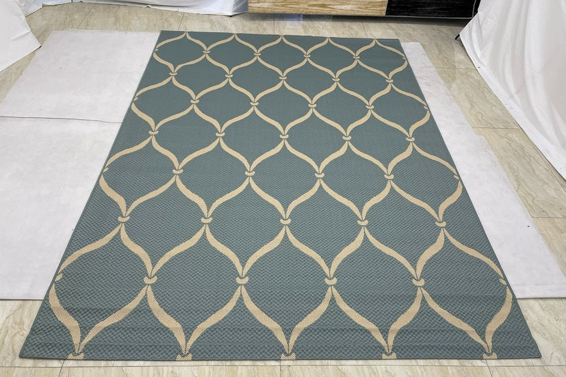 Thảm Sợi Ngắn - LE_SISAL_RW285_AQUABE_200X290