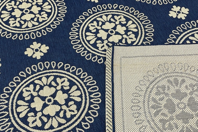 Thảm Lông Ngắn Cao Cấp - LE_SISAL_RW286_BLUE_270X360