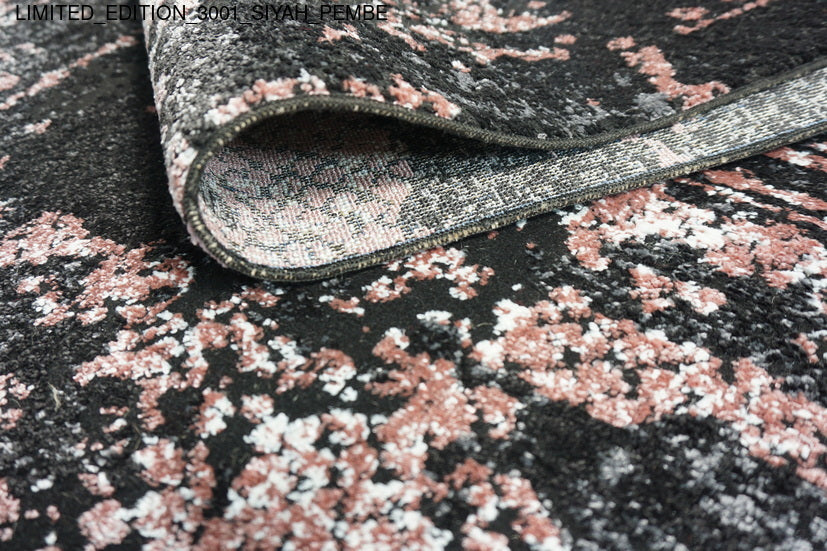 Thảm Sợi Ngắn - LIMITED_EDITION_3001_SIYAH_PEMBE