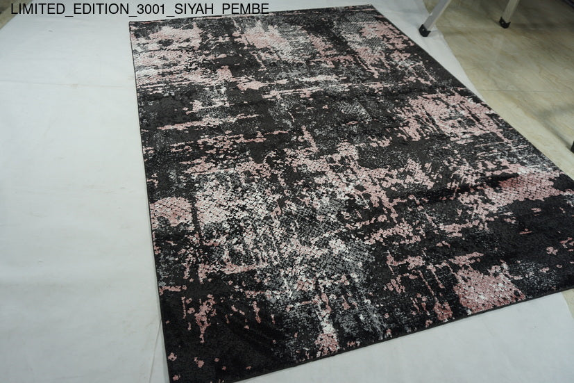 Thảm Sợi Ngắn - LIMITED_EDITION_3001_SIYAH_PEMBE