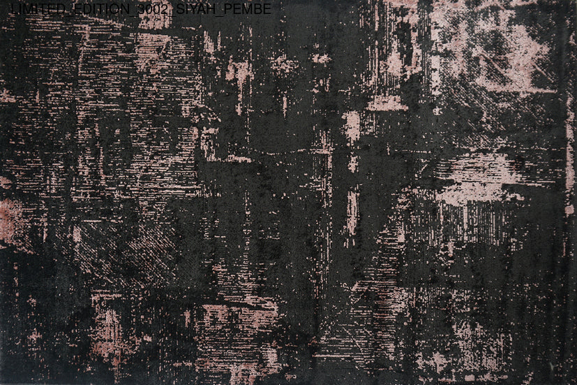 Thảm Sợi Ngắn - LIMITED_EDITION_3002_SIYAH_PEMBE