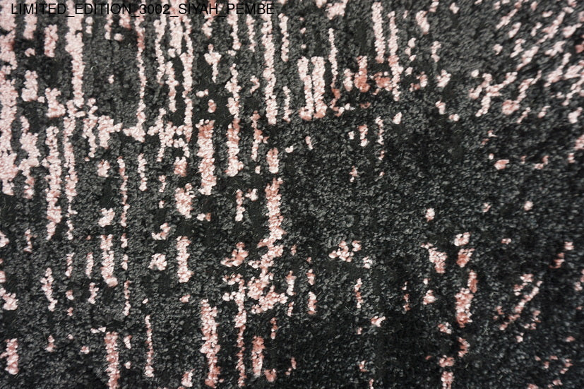 Thảm Sợi Ngắn - LIMITED_EDITION_3002_SIYAH_PEMBE