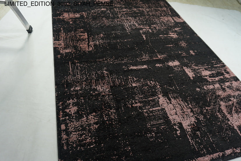 Thảm Sợi Ngắn - LIMITED_EDITION_3002_SIYAH_PEMBE