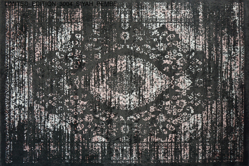 Thảm Sợi Ngắn - LIMITED_EDITION_3004_SIYAH_PEMBE