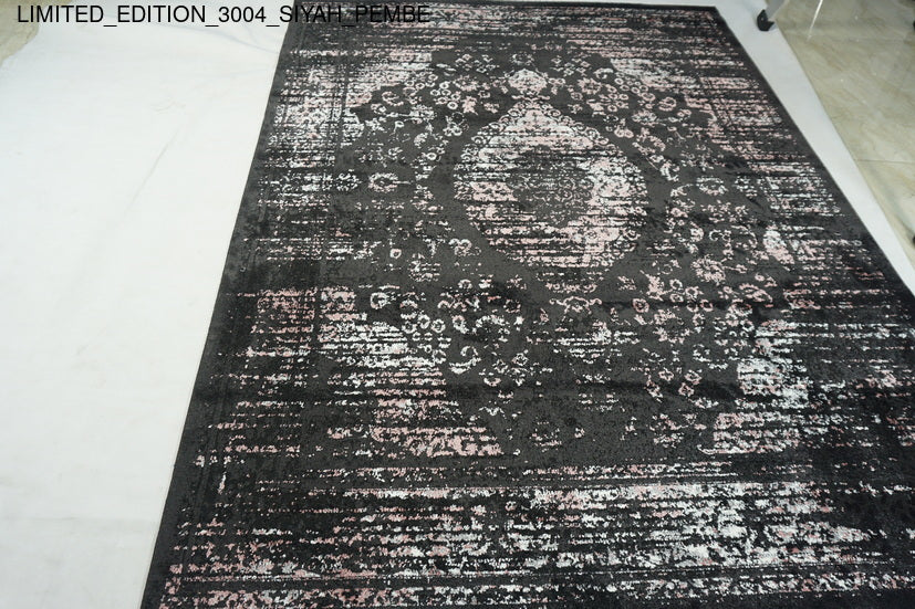 Thảm Sợi Ngắn - LIMITED_EDITION_3004_SIYAH_PEMBE