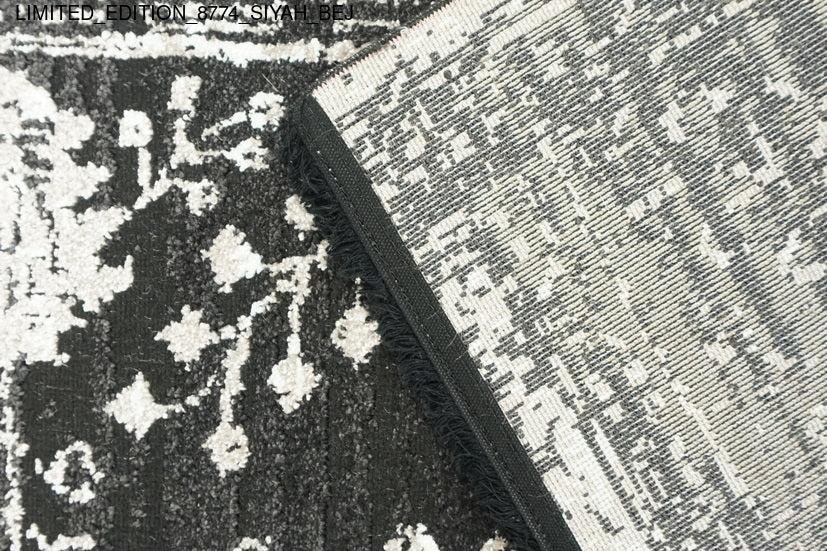 Thảm Sợi Ngắn - LIMITED_EDITION_8774_SIYAH_BEJ
