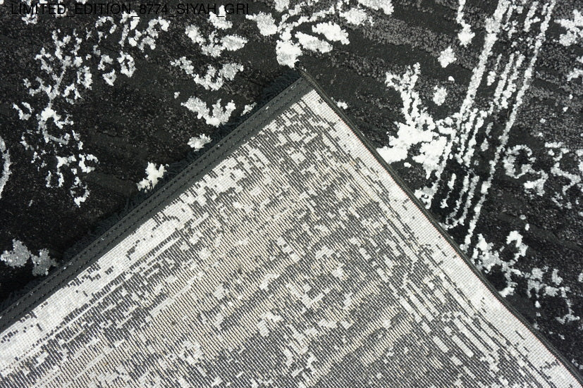 Thảm Sợi Ngắn - LIMITED_EDITION_8774_SIYAH_GRI