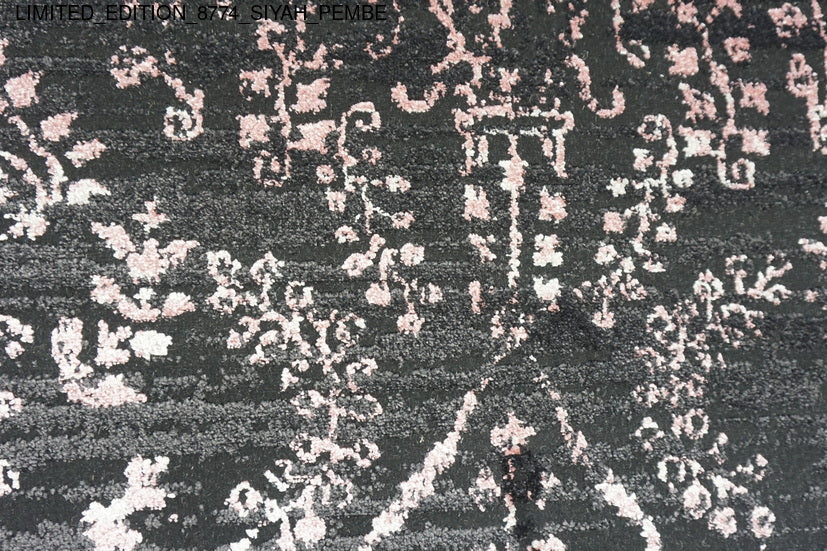 Thảm Sợi Ngắn - LIMITED_EDITION_8774_SIYAH_PEMBE