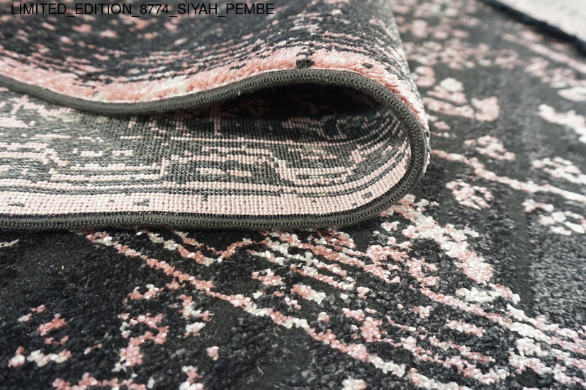Thảm Sợi Ngắn - LIMITED_EDITION_8774_SIYAH_PEMBE