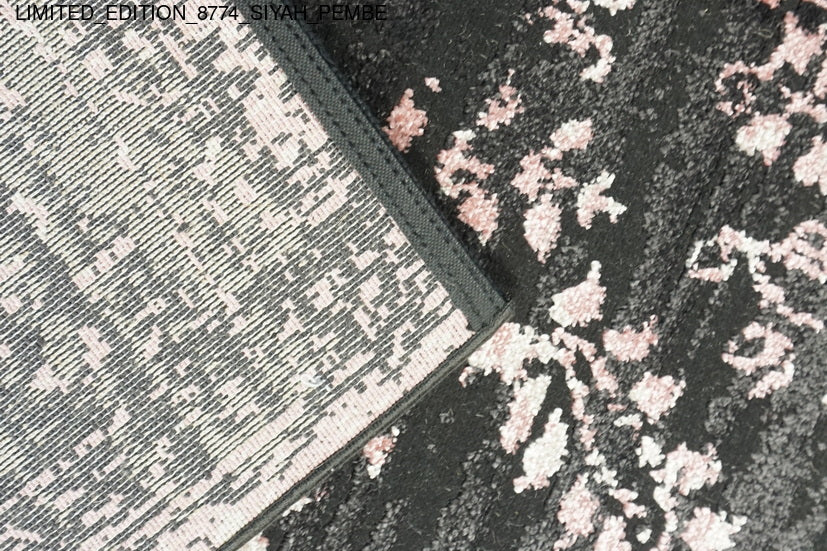 Thảm Sợi Ngắn - LIMITED_EDITION_8774_SIYAH_PEMBE