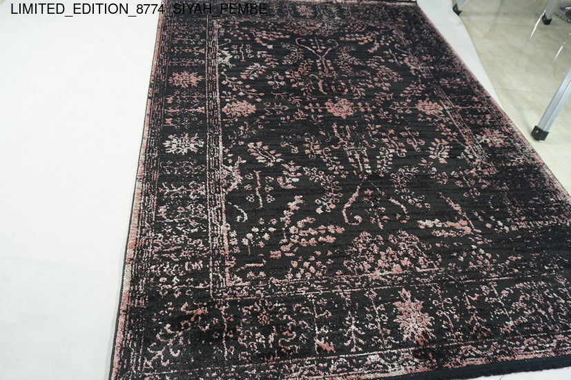 Thảm Sợi Ngắn - LIMITED_EDITION_8774_SIYAH_PEMBE