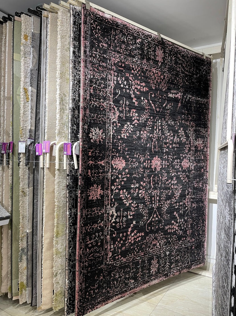 Thảm Sợi Ngắn - LIMITED_EDITION_8774_SIYAH_PEMBE