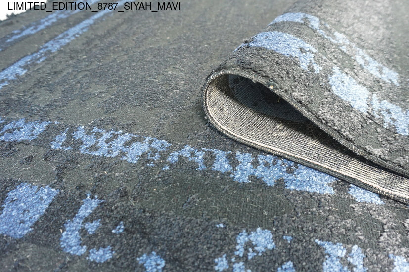 Thảm Sợi Ngắn - LIMITED_EDITION_8787_SIYAH_MAVI