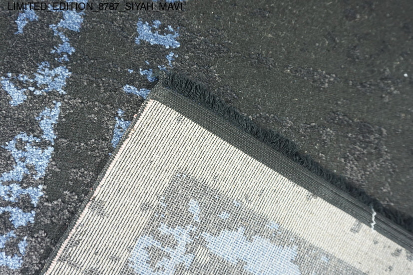 Thảm Sợi Ngắn - LIMITED_EDITION_8787_SIYAH_MAVI