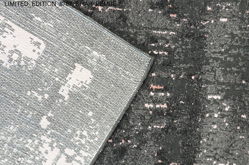 Thảm Sợi Ngắn - LIMITED_EDITION_8787_SIYAH_PEMBE