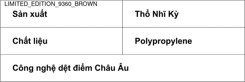 Thảm Sợi Ngắn - LIMITED_EDITION_9360_BR