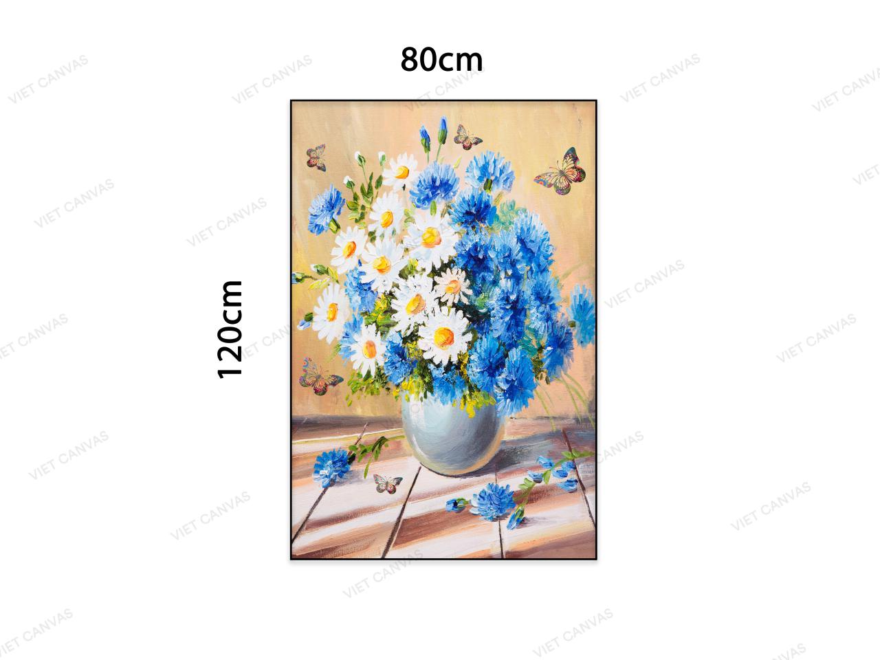 Tranh Bình Hoa Sứ - VB102