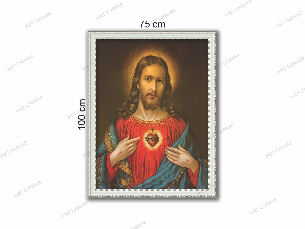 Tranh Trái Tim Nhiệm Màu Của Đức Kitô - VB490