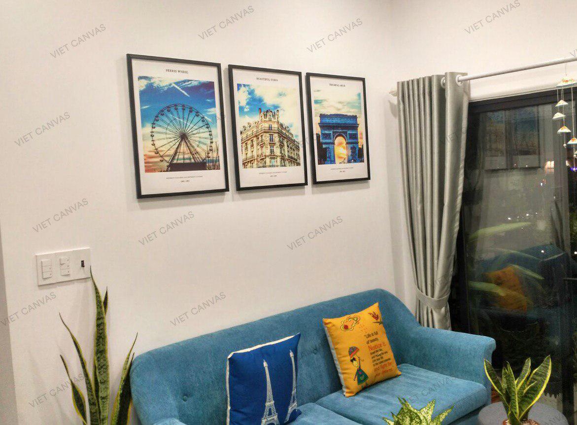 Bộ 3 Tranh Bầu Trời Trên Những Kỳ Quan Thế Giới - HD436