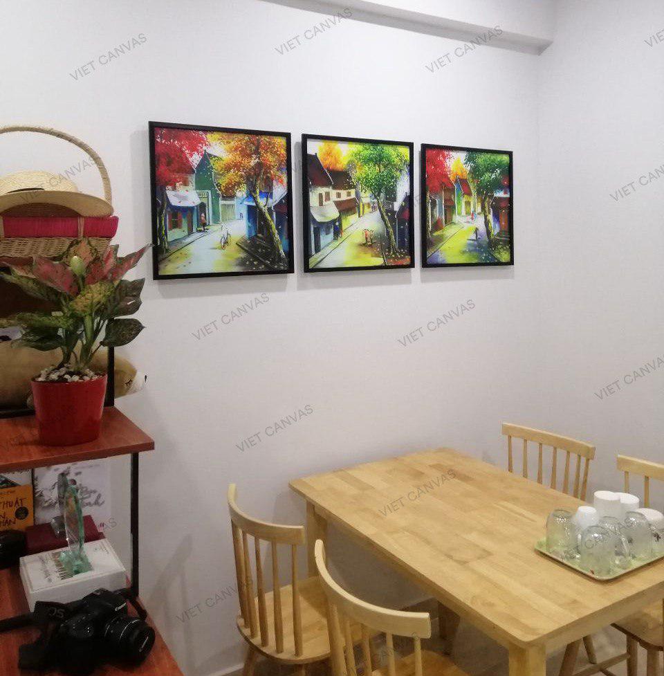 Bộ 3 Tranh Phong Cảnh Mùa Hè - HD978