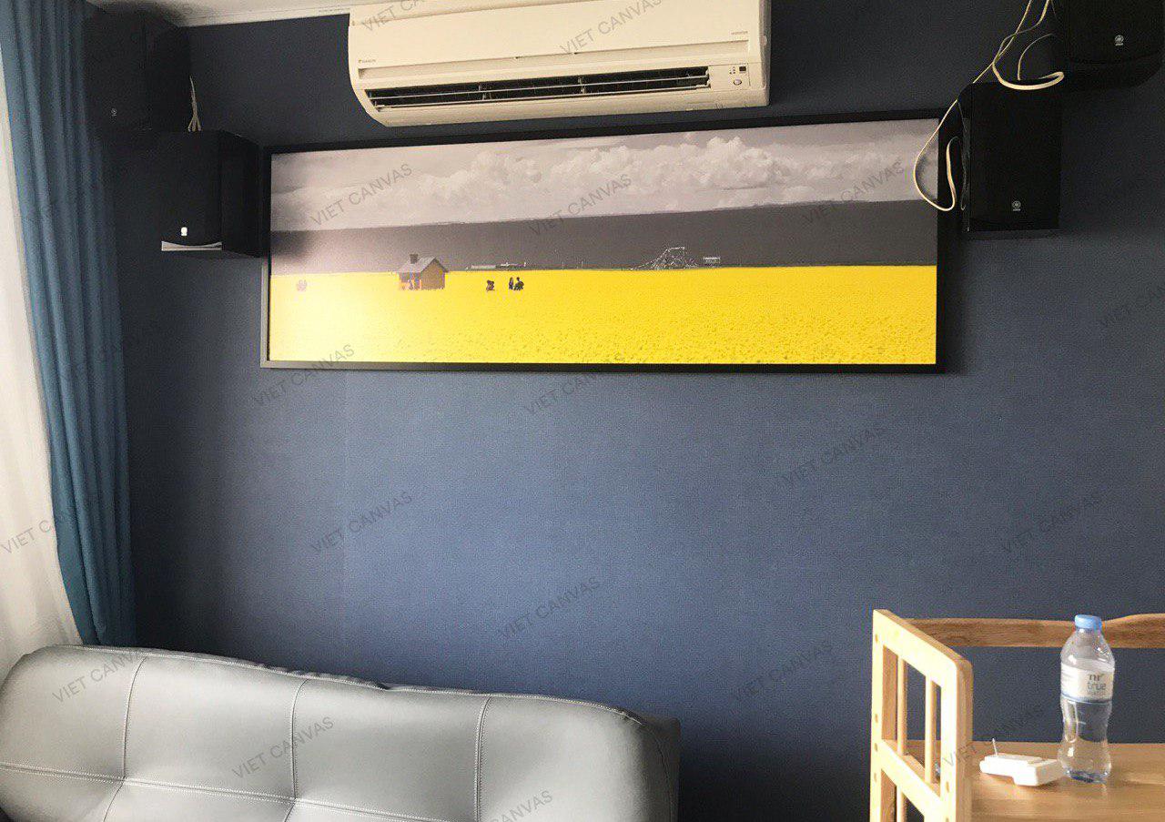 Tranh Cánh Đồng Hoa Vàng Rực Rỡ - NT041