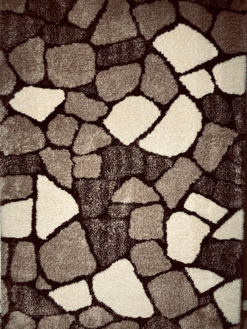 Thảm Lông Xù Trang Trí Phòng Khách Họa Tiết - S0032