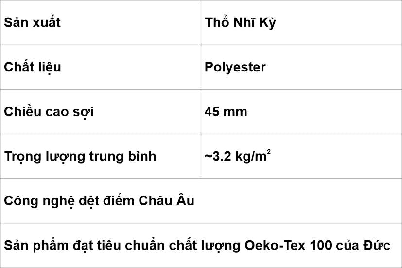 Thảm Lông Xù Trải Sàn Đơn Sắc - S0054