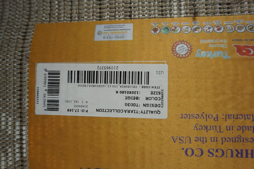 Thảm Lông Dài Kẻ Ô Tổ Ong- T0030