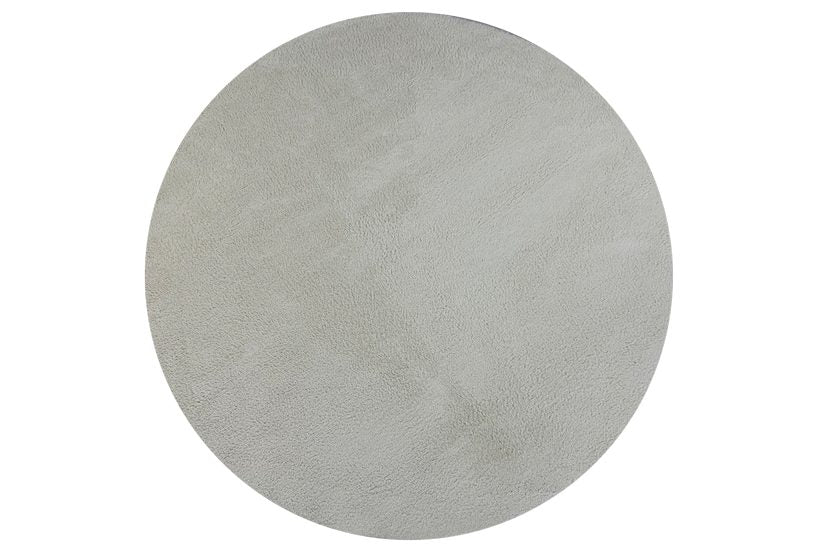 Thảm Lông Xù Xám Tròn Hiện Đại - T0055R20