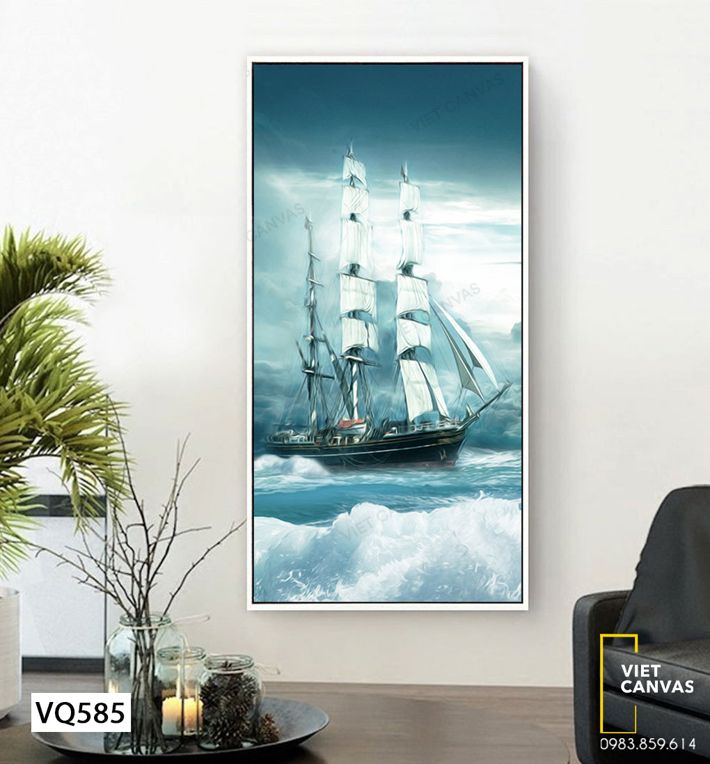 Tranh Chiếc Thuyền Buồm - VQ585