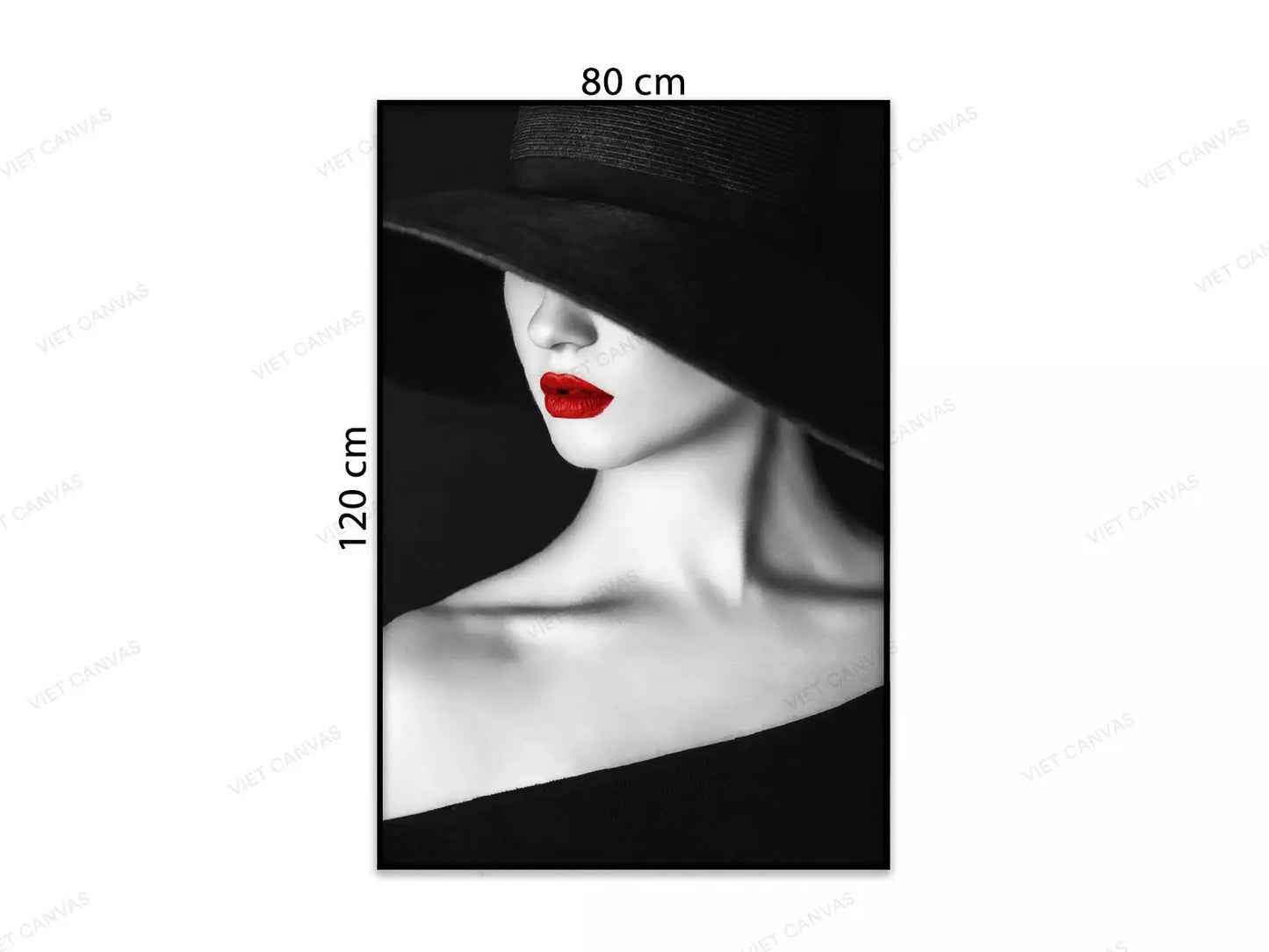 tranh cô gái qyến rũ size
