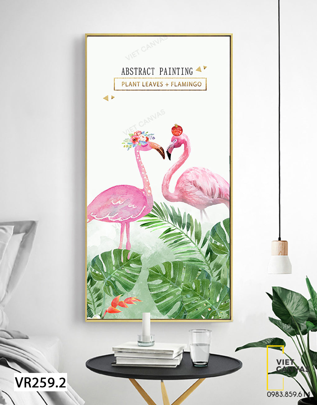Tranh Đôi Hồng Hạc - VR259.2