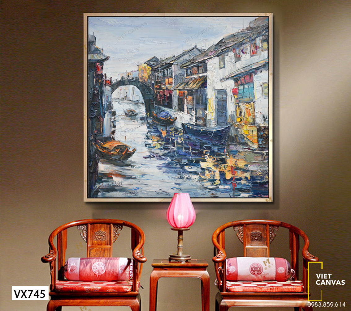Tranh Dòng Sông Ký Ức - VX745
