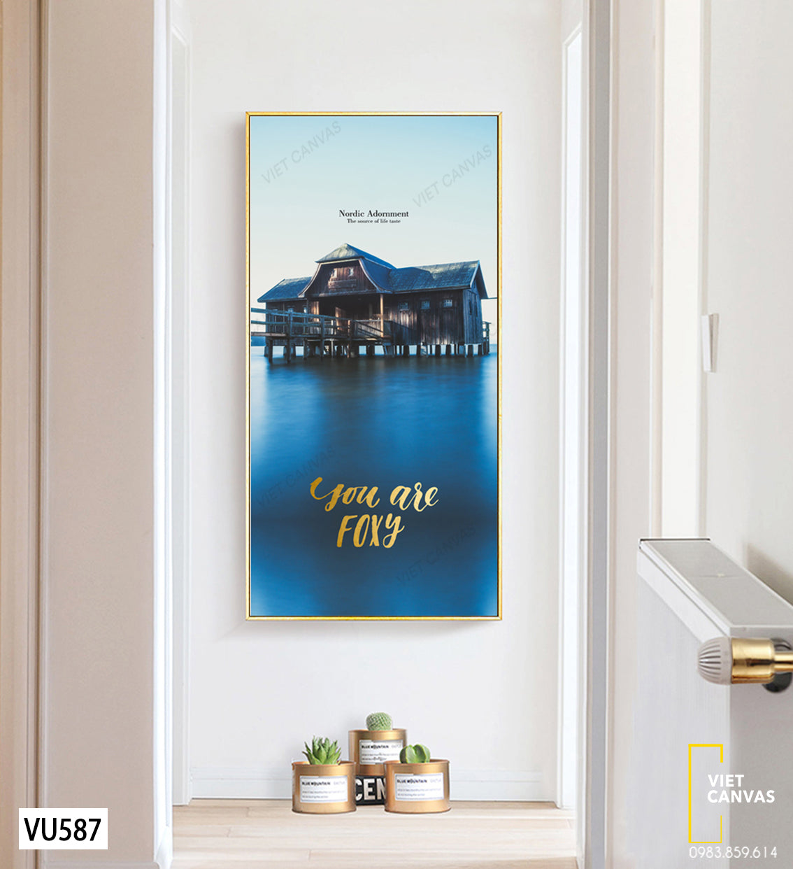 Tranh Ngôi Nhà Trên Sông - VU587