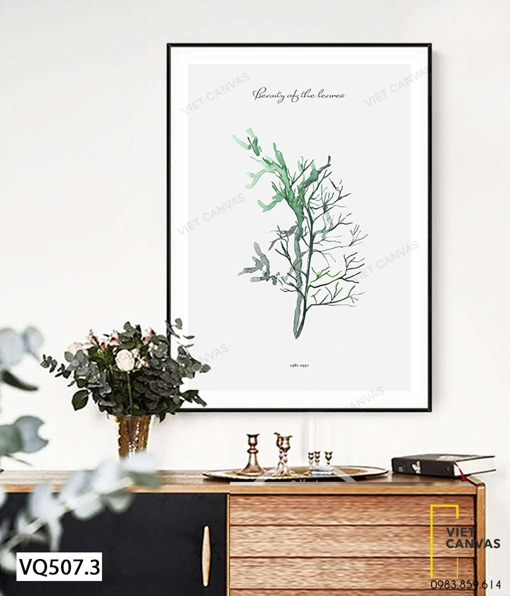 Tranh Nhành Lá Cây - VQ507.3