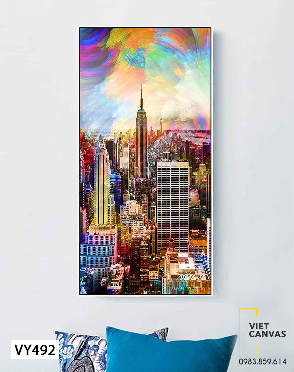 Tranh Thành Phố Xa Hoa - VY492