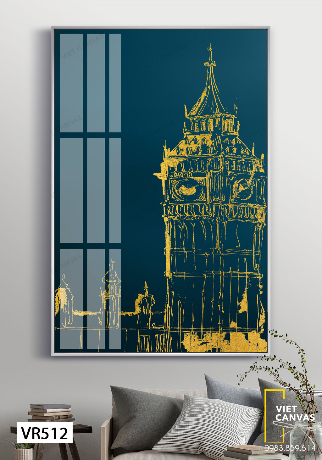 Tranh Tháp Đồng Hồ - VR512