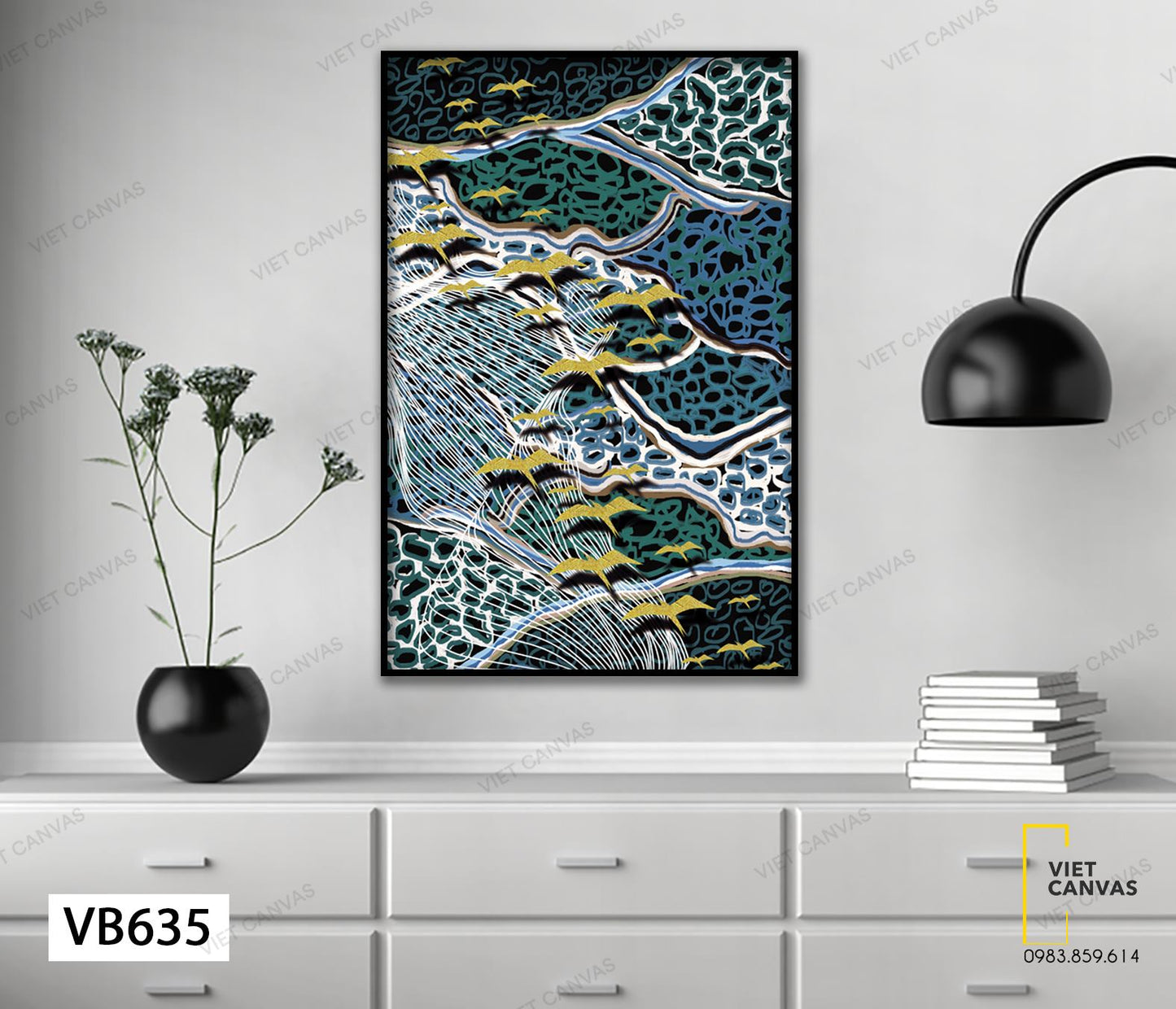 Tranh Chim Vàng Sải Cánh Bay - VB635