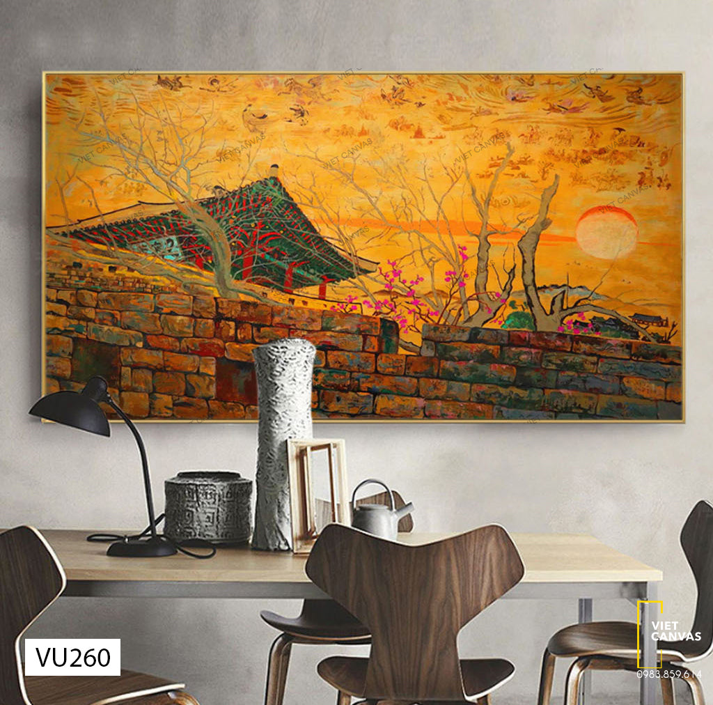 Tranh Bức Tường Và Bầu Trời - VU260