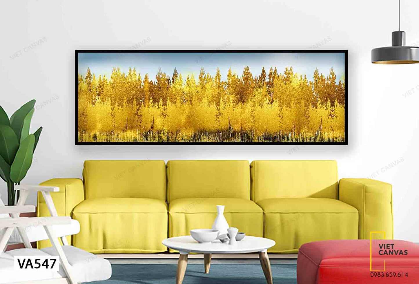 Tranh Cánh Rừng Khi Mùa Thu Tới - VA547