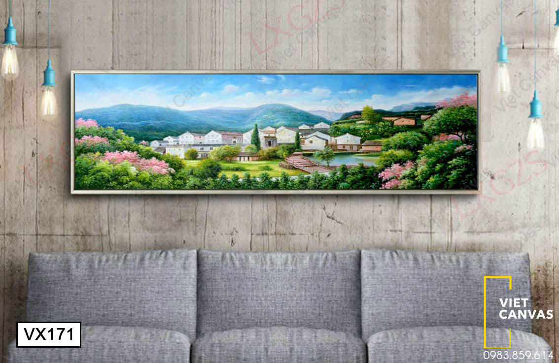 Tranh Cảnh Núi Rừng Trong Lành - VX171