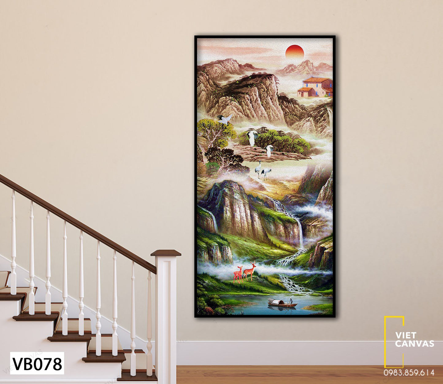 Tranh Cảnh Núi Rừng Hùng Vĩ - VB078