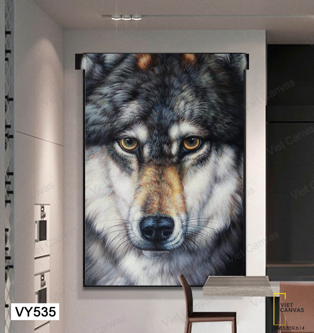 Tranh Chú Chó Husky - VY535