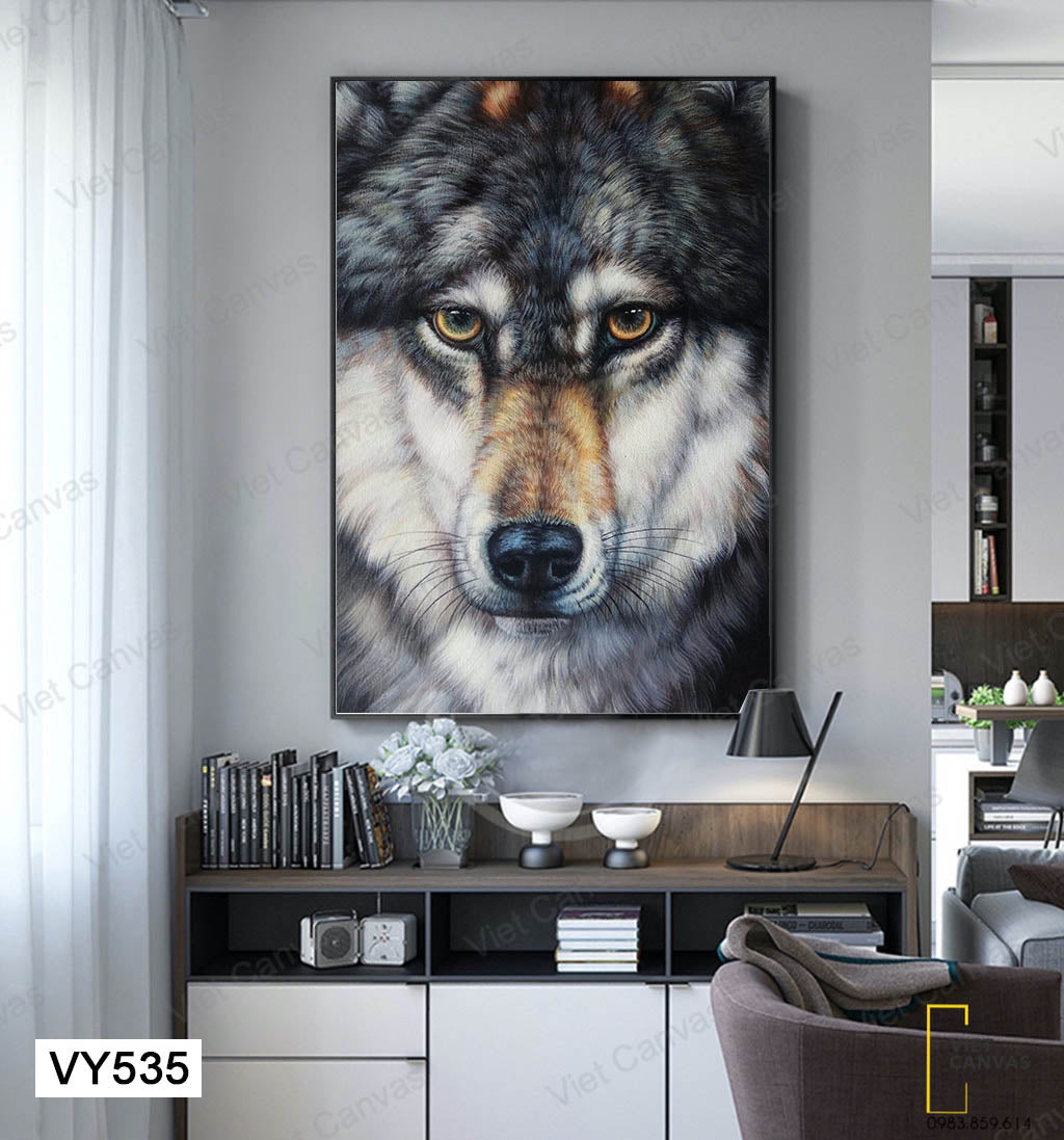 Tranh Chú Chó Husky - VY535