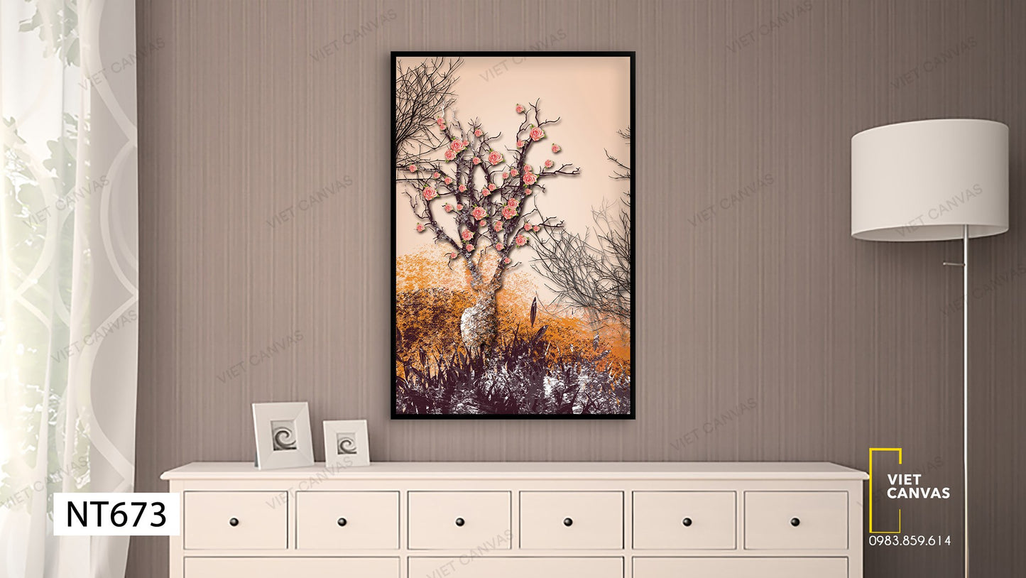 Tranh Chú Hươu Trong Khu Rừng - NT673