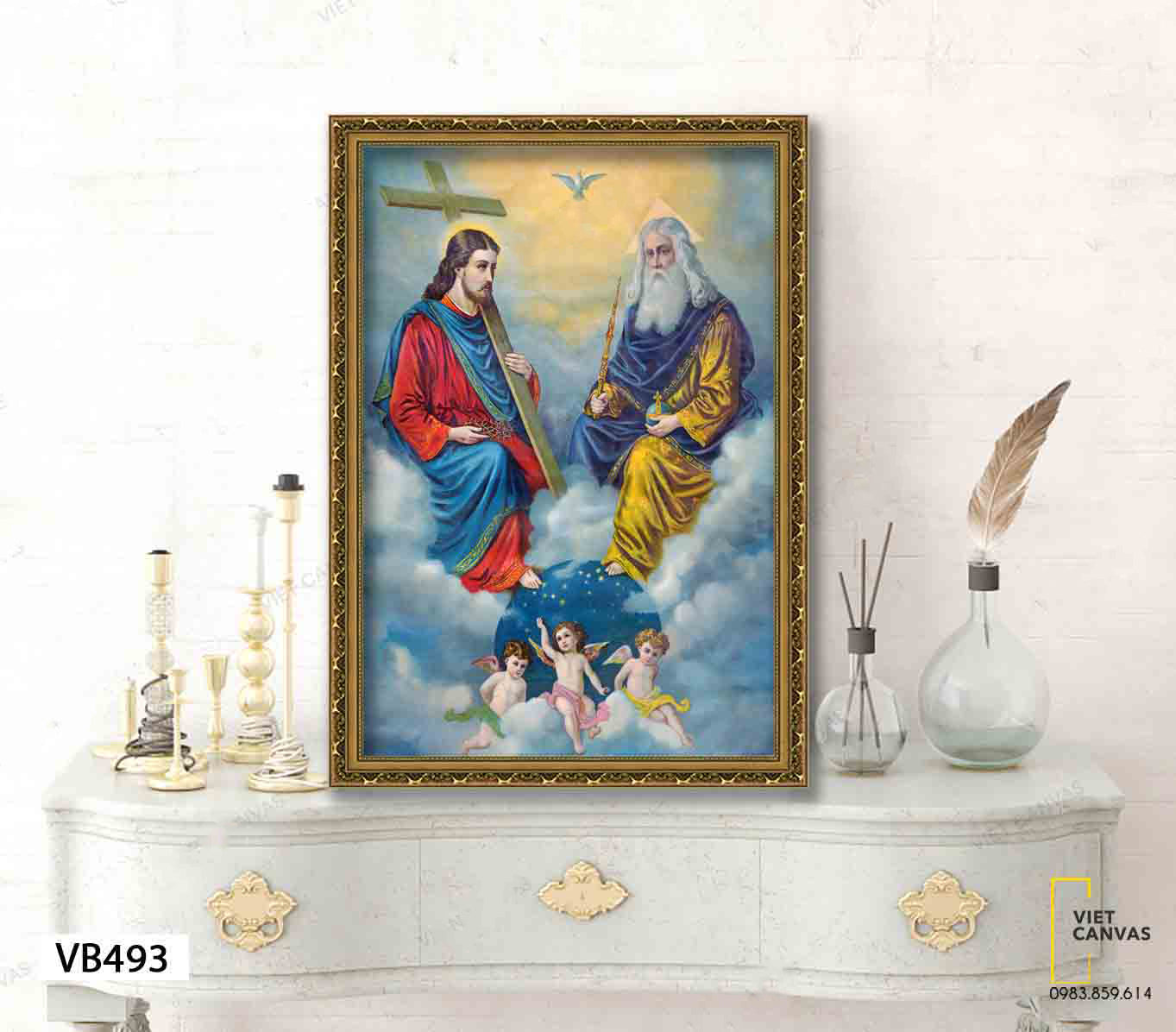 Tranh Chúa Giesu Và Đức Chúa Cha - VB493